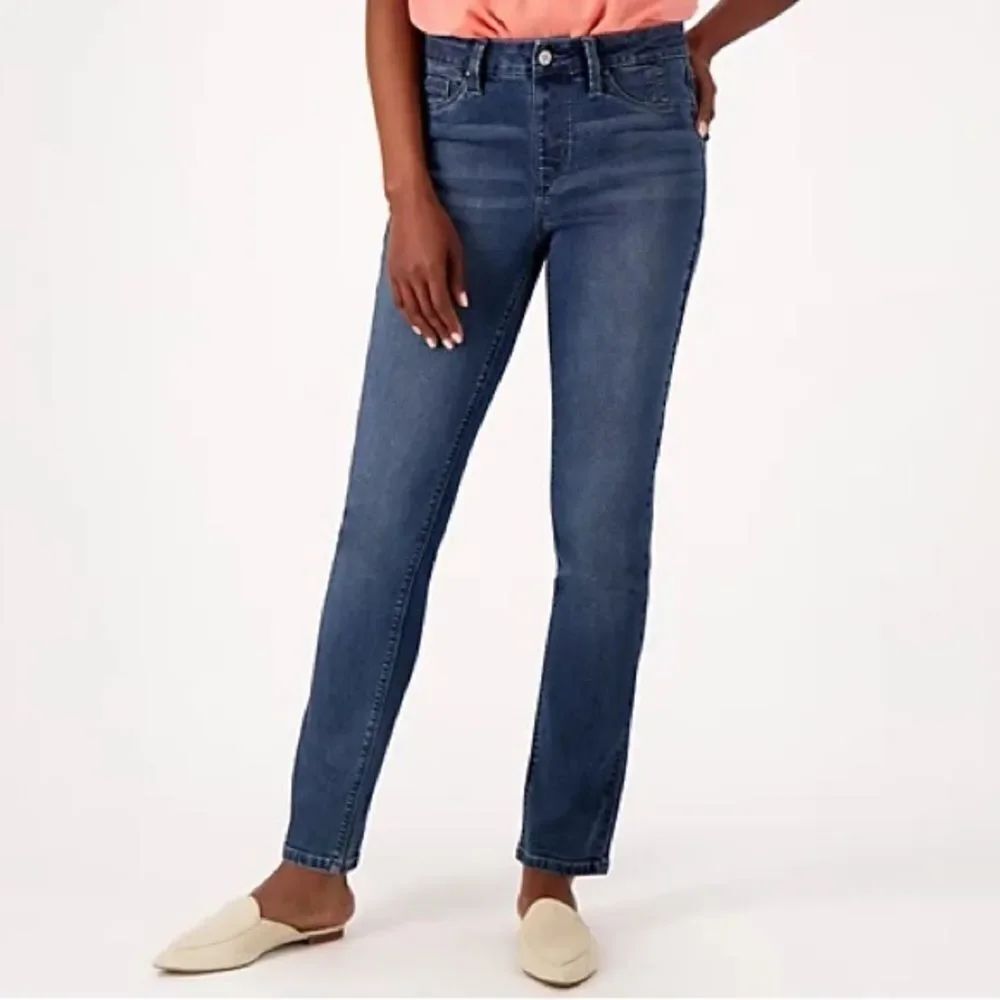 Laurie Felt Silky Denim Easy Skinny Pull-On Jeans Size: XL
